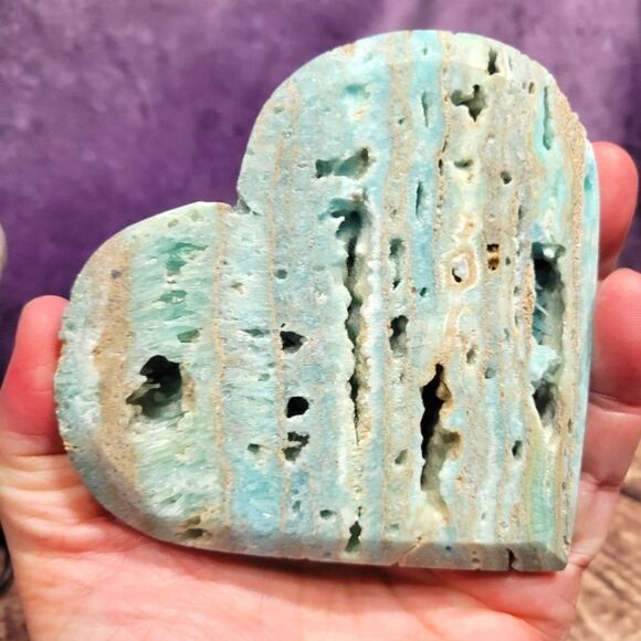 Hemimorphite Heart - Picture 1 of 8